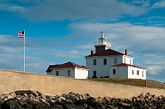 Watch Hill Light is one of America's Oldest Lighthouses
